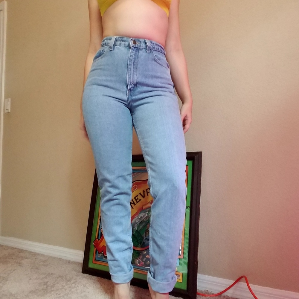 American Apparel High Waisted Jean's Ligh Wash